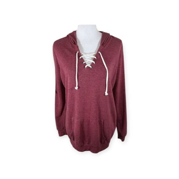 Cotton On Tops - COTTON ON BRICK HOODIE SZ.XS EUC